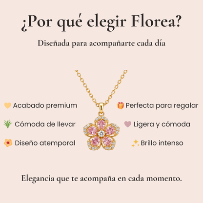 Collar de Flor Giratoria